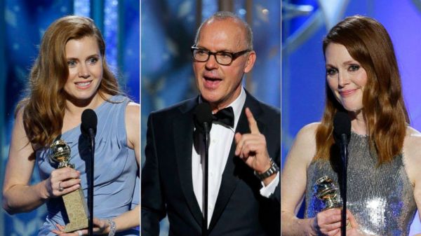 Amy Adams, Michael Keaton e Julianne Moore podem ter garantido suas indicações ao Oscar. Podem. (photo by absnews.com)